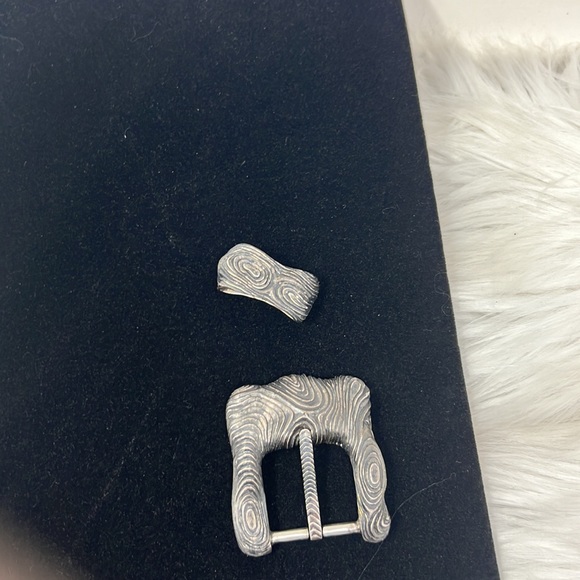 STEPHEN DWECK Signed STERLING SILVER BELT BUCKLE 108oz - Picture 1 of 9